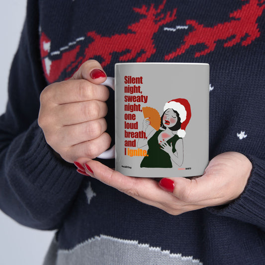 Funny Menopause Midlife Women Holiday Gift - Ceramic Mug