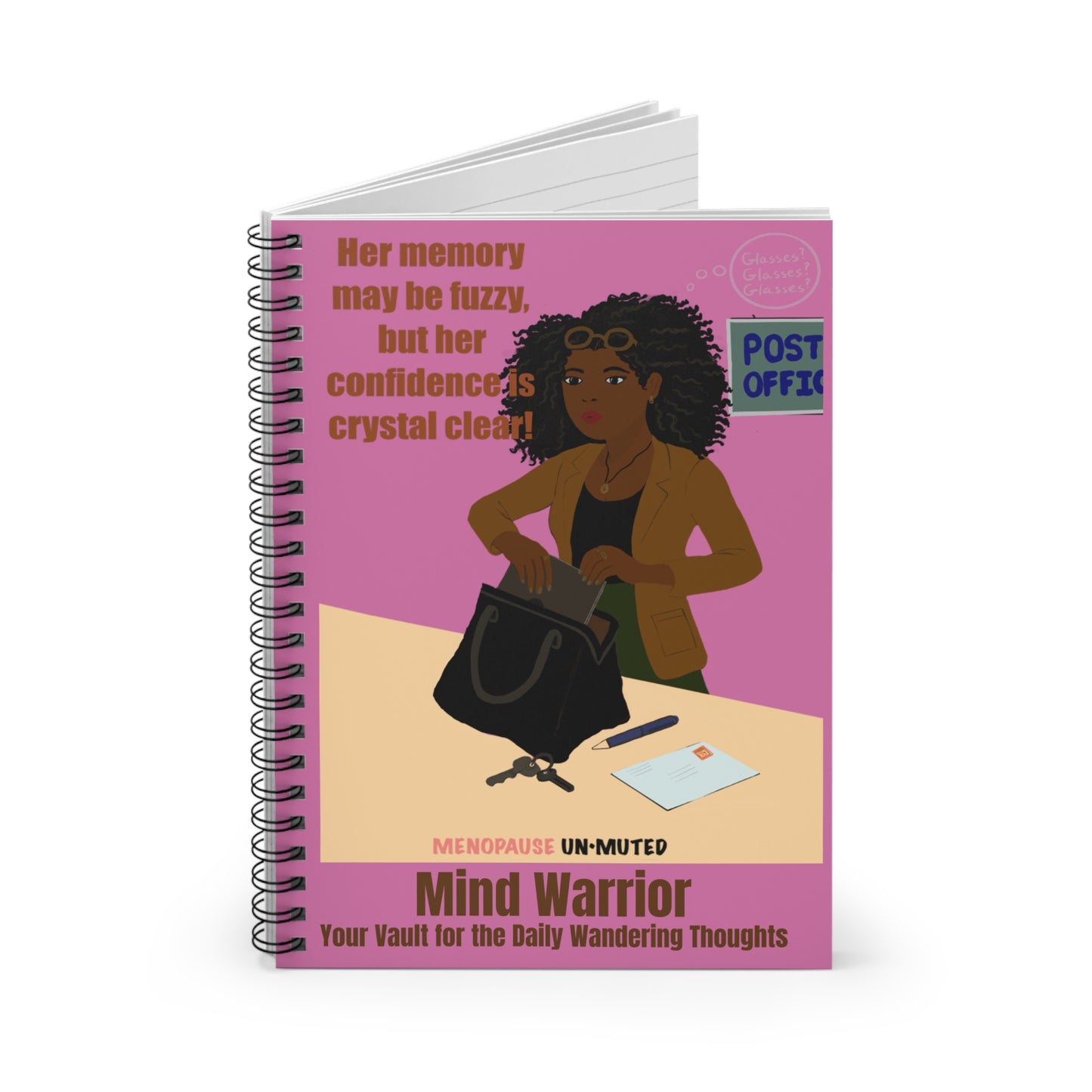Funny Menopause Spiral Journal – Brain Fog Survival Notebook for Women
