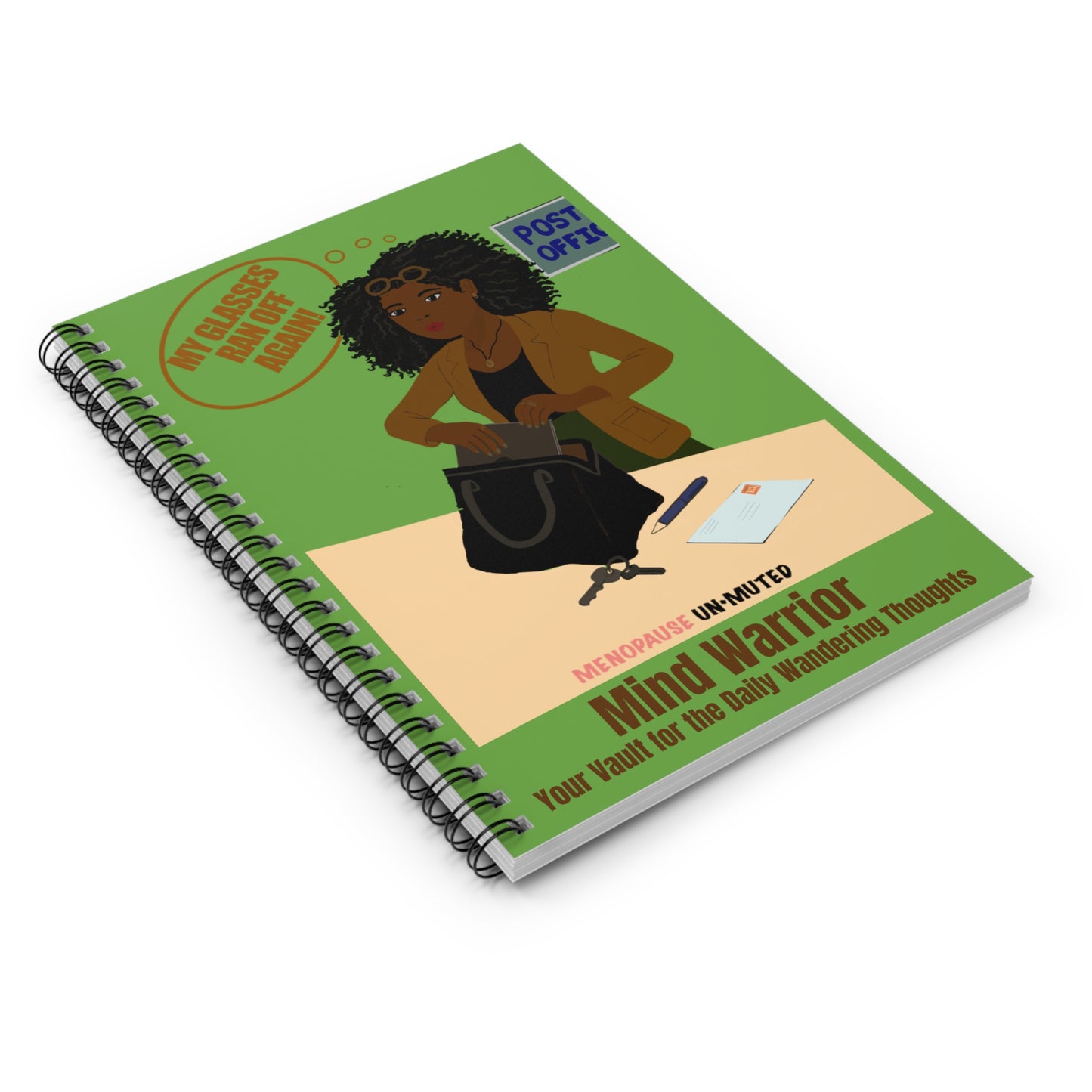 Funny Menopause Spiral Journal – Brain Fog Survival Notebook for Women
