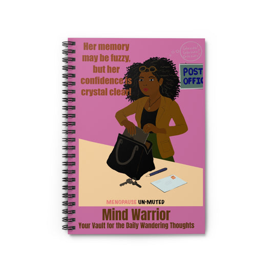 Funny Menopause Spiral Journal – Brain Fog Survival Notebook for Women