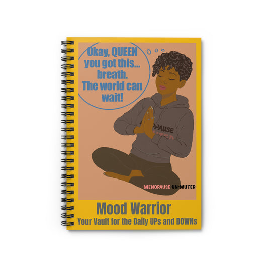 Funny Menopause Spiral Journal – Mood Swing Survival Notebook for Women