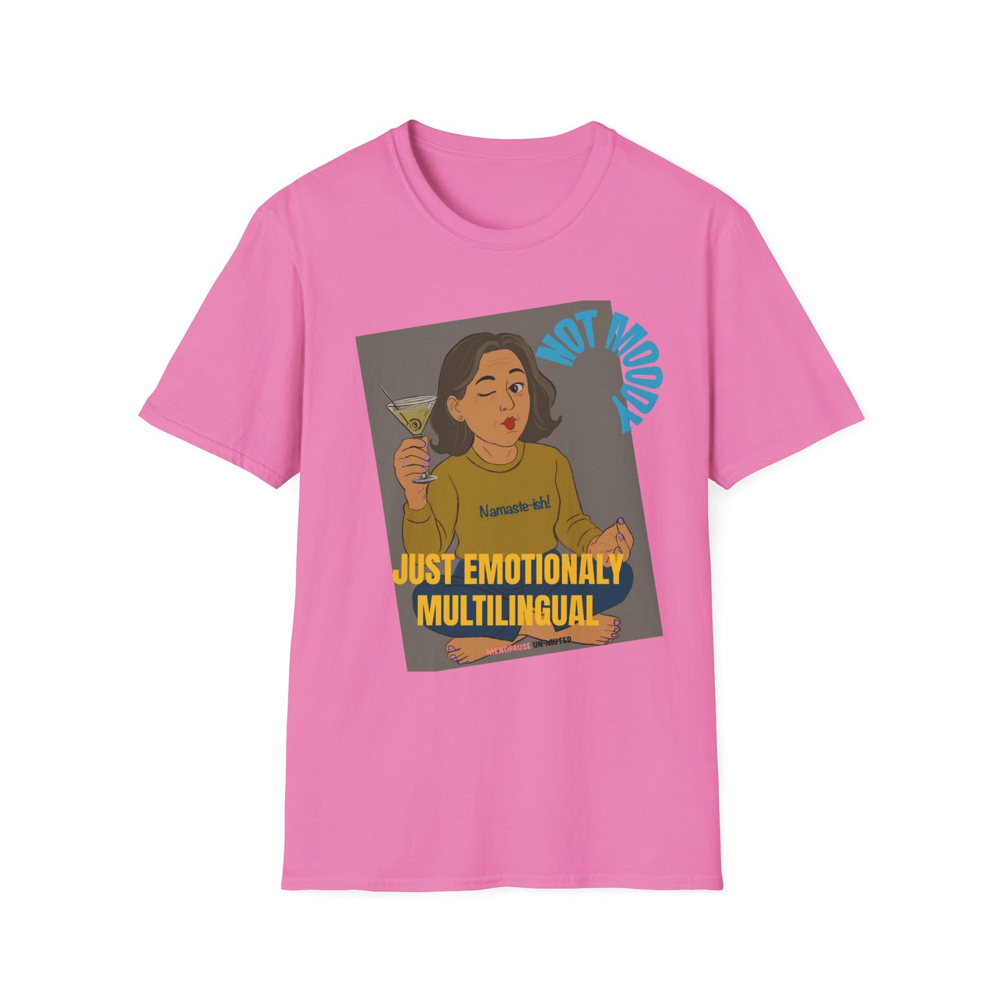 Funny Menopause T-Shirt – Mood Swing Survival Cotton Tee for Women