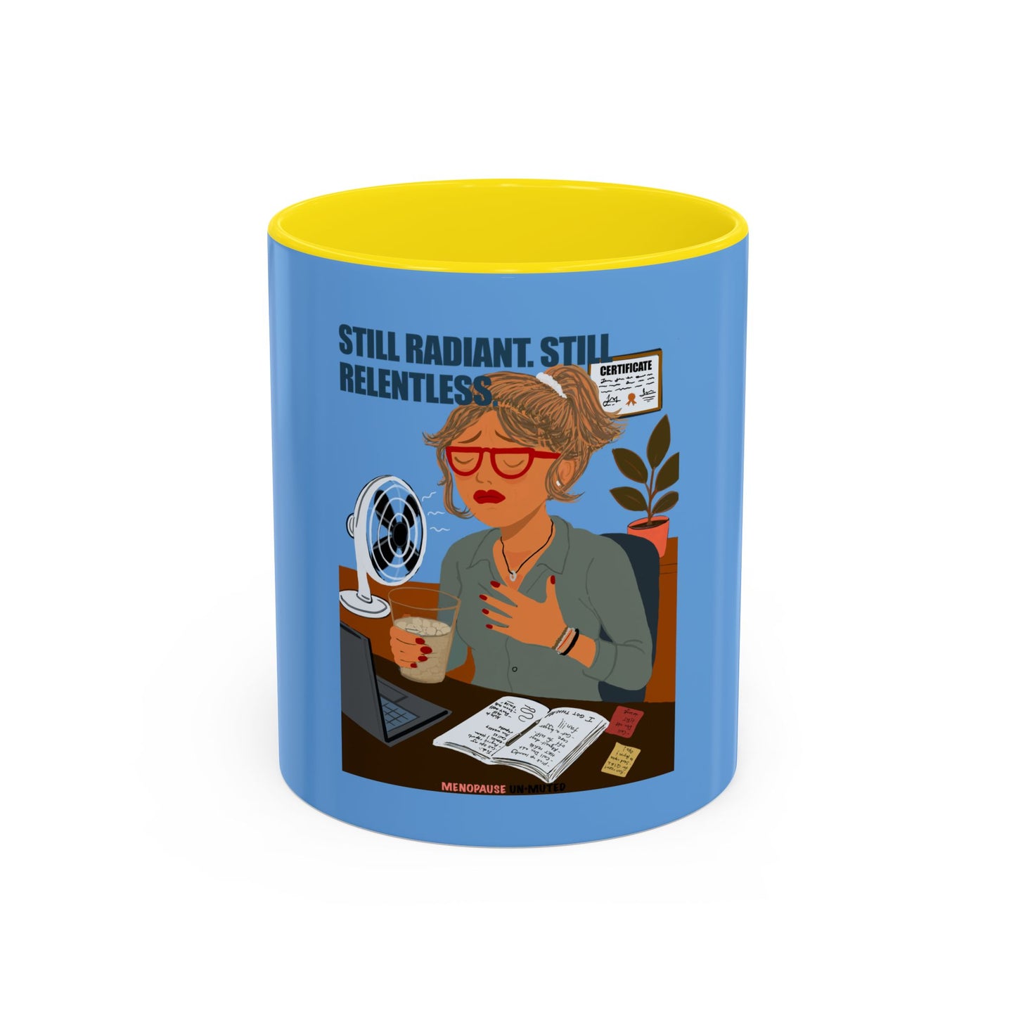 Funny Menopause Mug – Hot Flash Survival Coffee Cup for Women