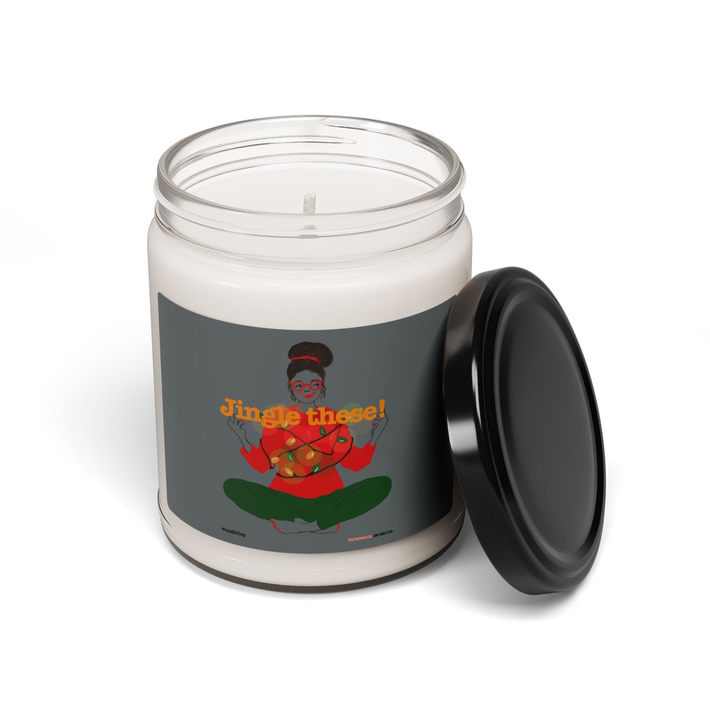 Funny Menopause Midlife Women Holiday Gift - Scented Soy Candle