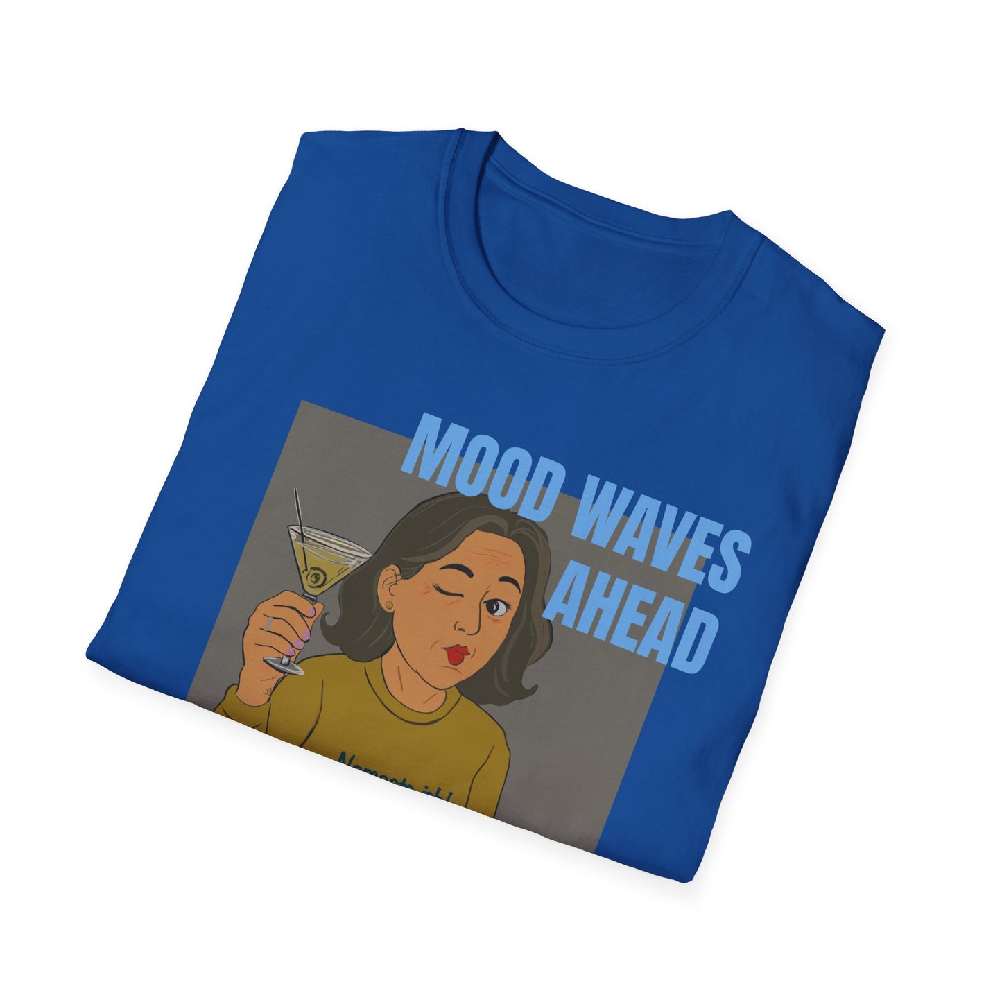 Funny Menopause T-Shirt – Mood Swing Survival Cotton Tee for Women