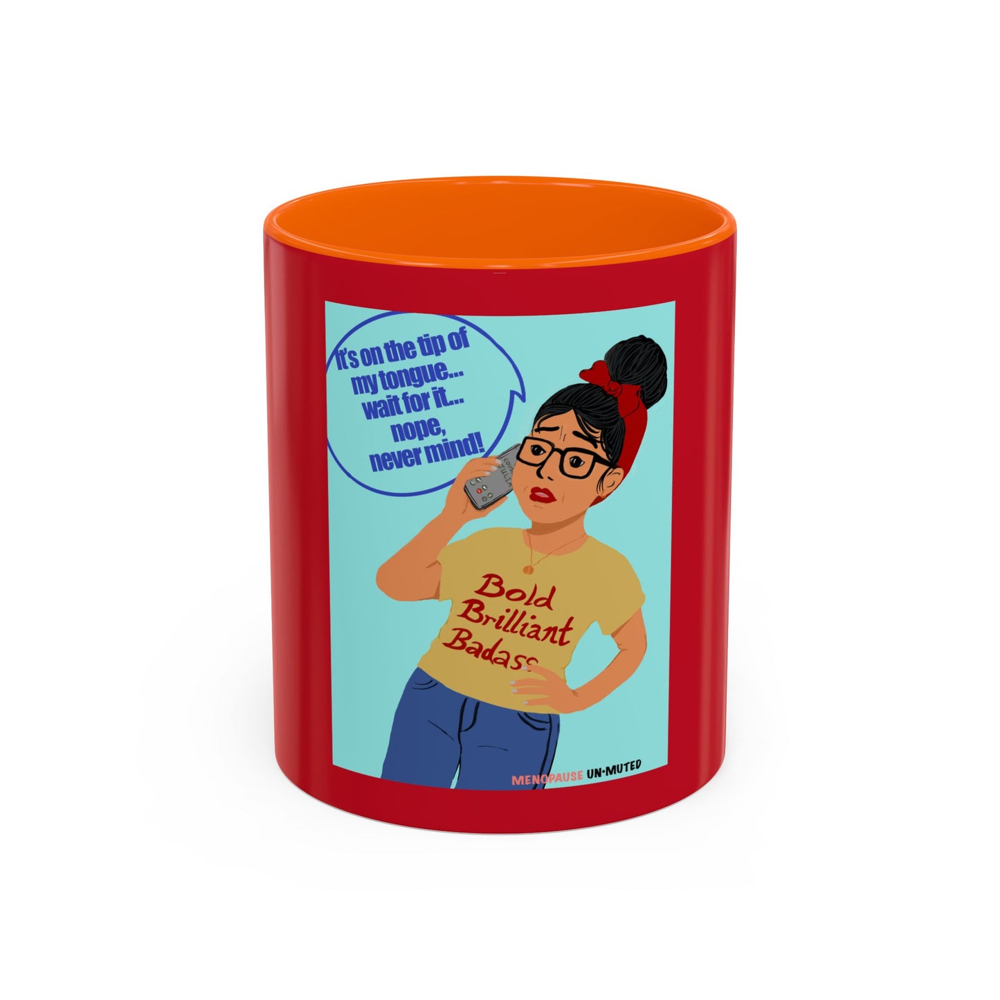 Funny Menopause Mug – Brain Fog Survival Mug for Women