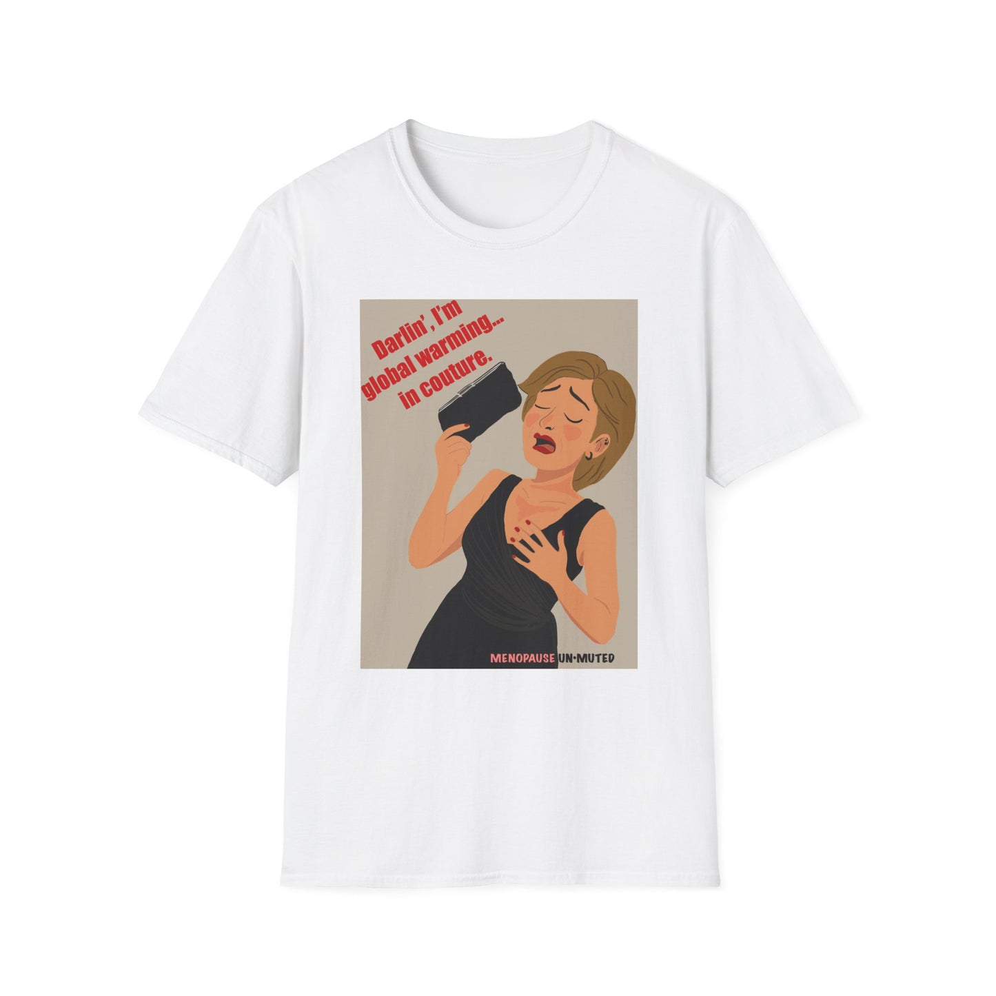 Funny Menopause T-Shirt – Hot Flash Survival Cotton Tee for Women