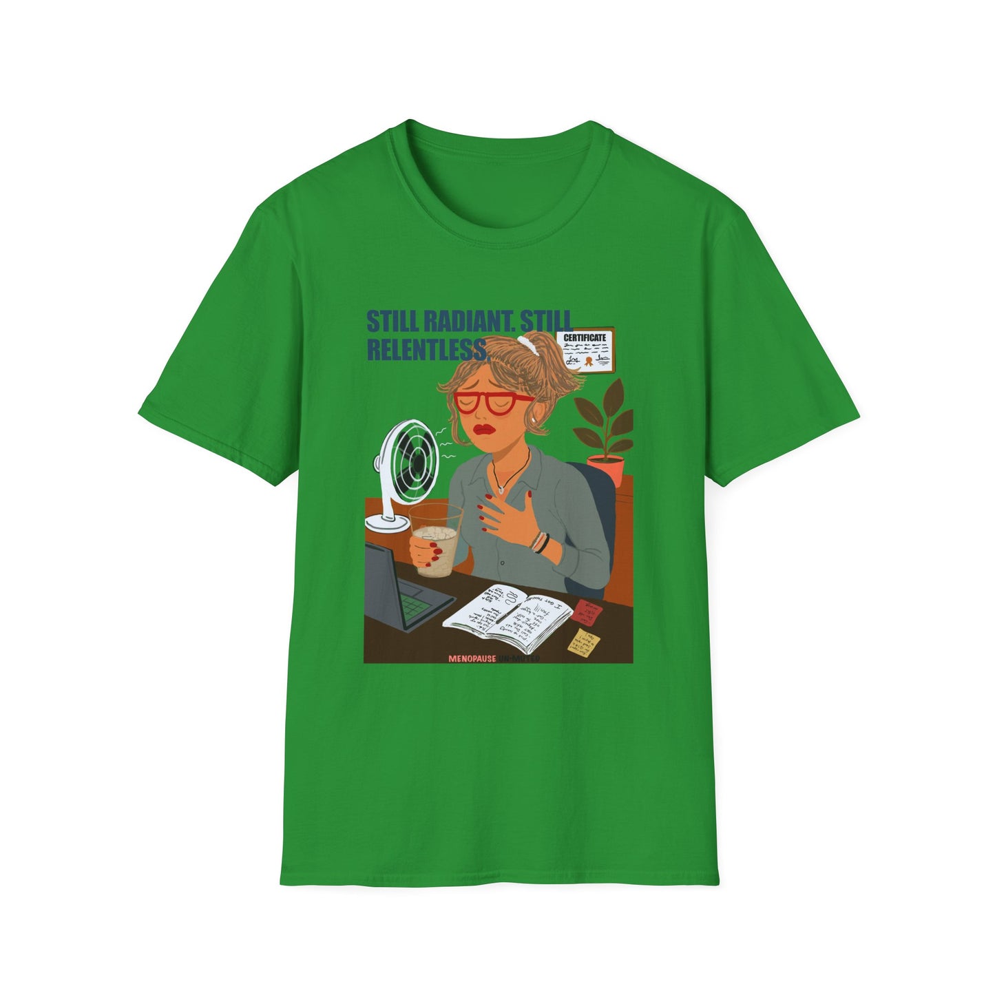 Funny Menopause T-Shirt – Hot Flash Survival Cotton Tee for Women