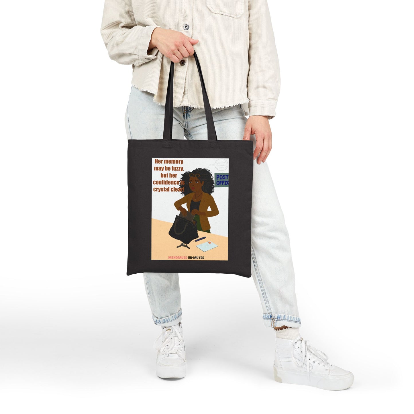 Funny Menopause Tote Bag – Brain Fog Survival Canvas & Cotton Gift for Women