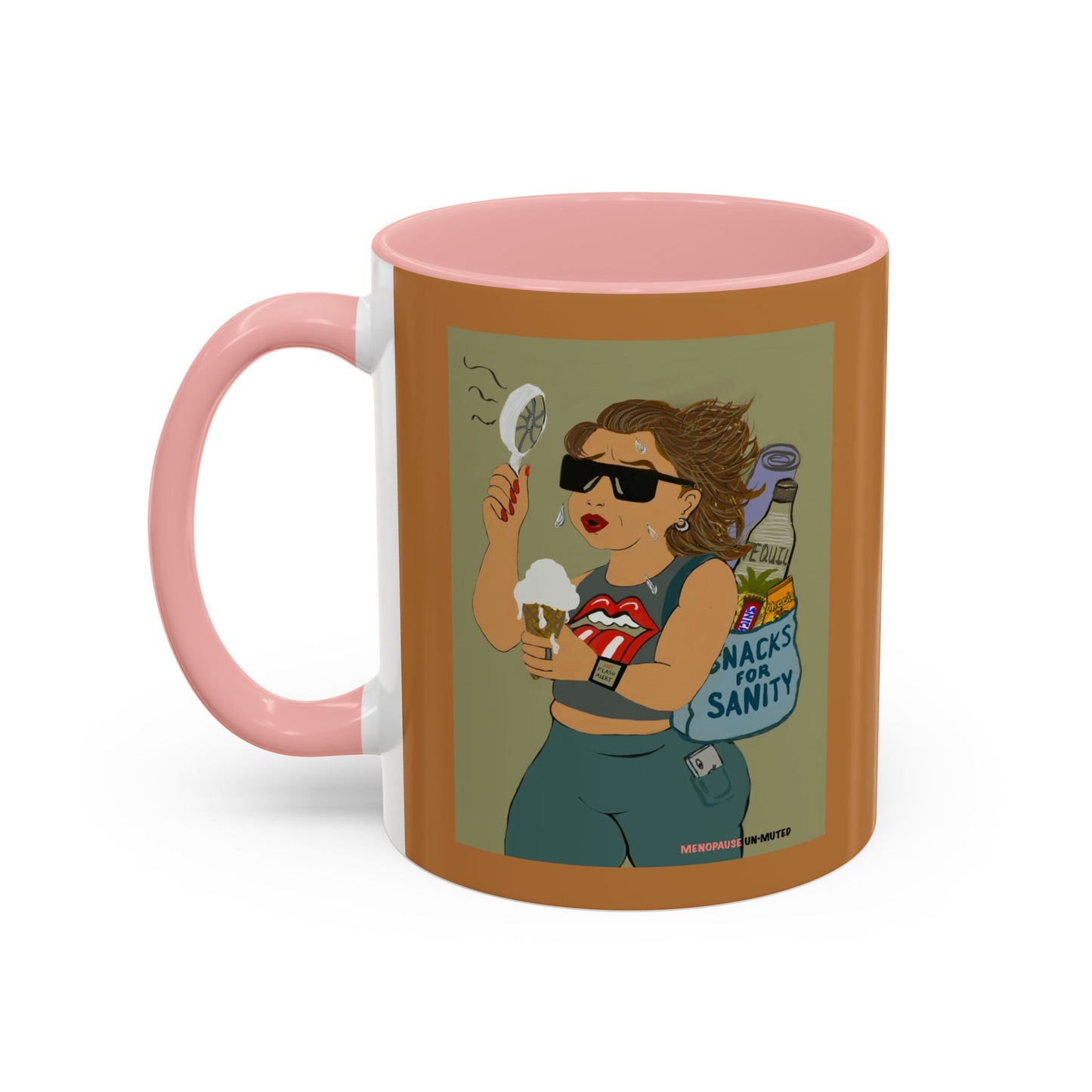 Funny Menopause Mug – Hot Flash Survival Coffee Cup for Women