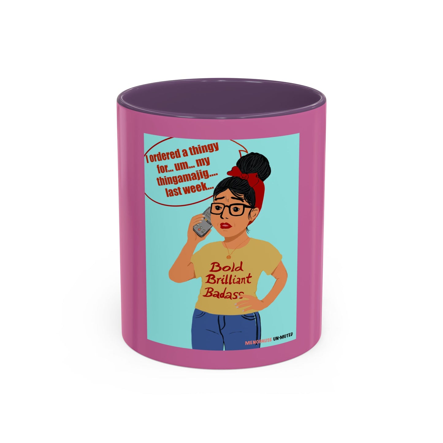 Funny Menopause Mug – Brain Fog Survival Mug for Women