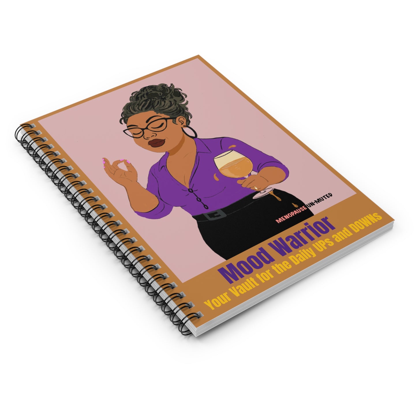 Funny Menopause Spiral Journal – Mood Swing Survival Notebook for Women