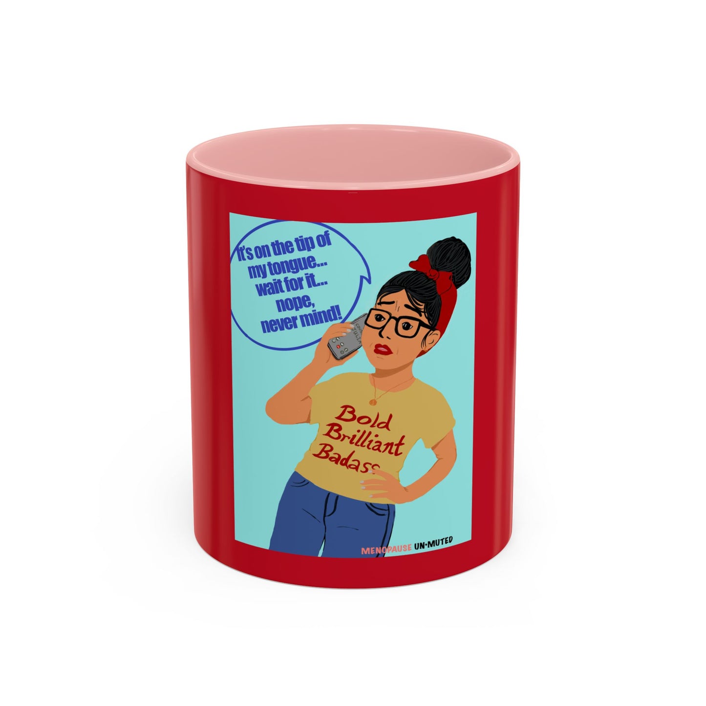 Funny Menopause Mug – Brain Fog Survival Mug for Women