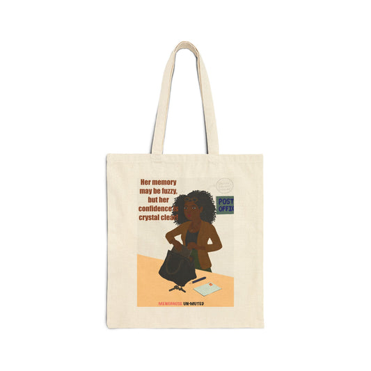 Funny Menopause Tote Bag – Brain Fog Survival Canvas & Cotton Gift for Women