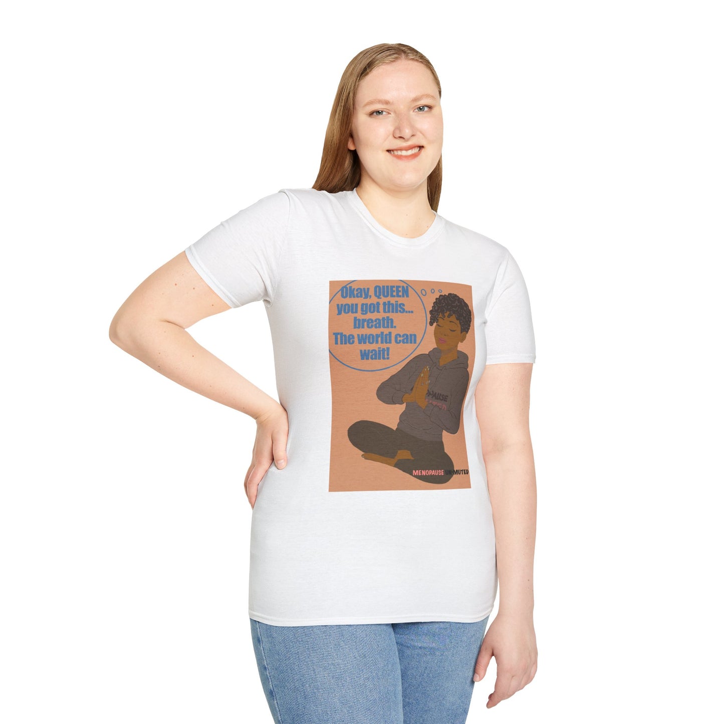 Funny Menopause T-Shirt – Mood Swing Survival Cotton Tee for Women