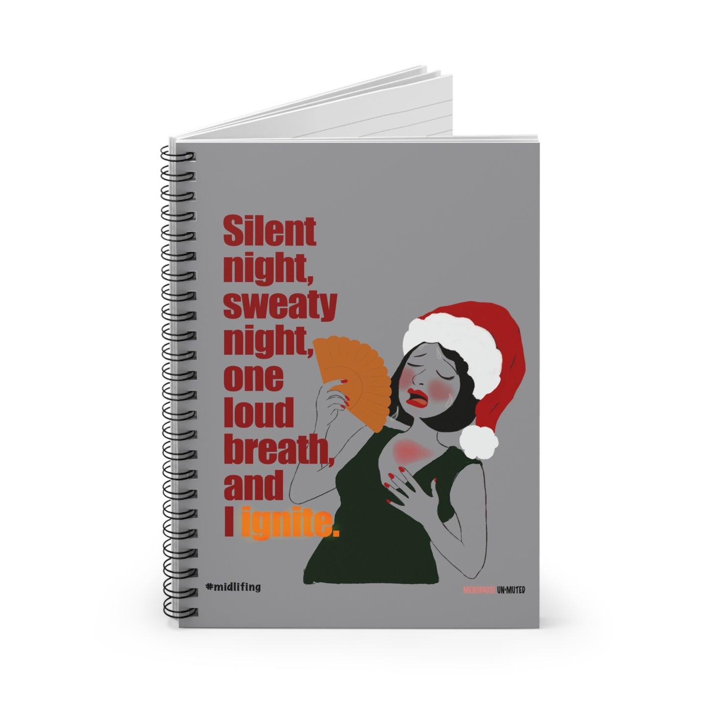 Funny Menopause Midlife Women Holiday Gift - Journal/ Notebook