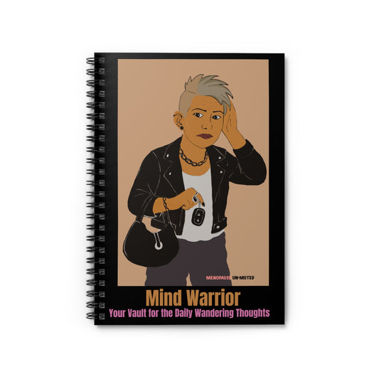 Funny Menopause Spiral Journal – Brain Fog Survival Notebook for Women