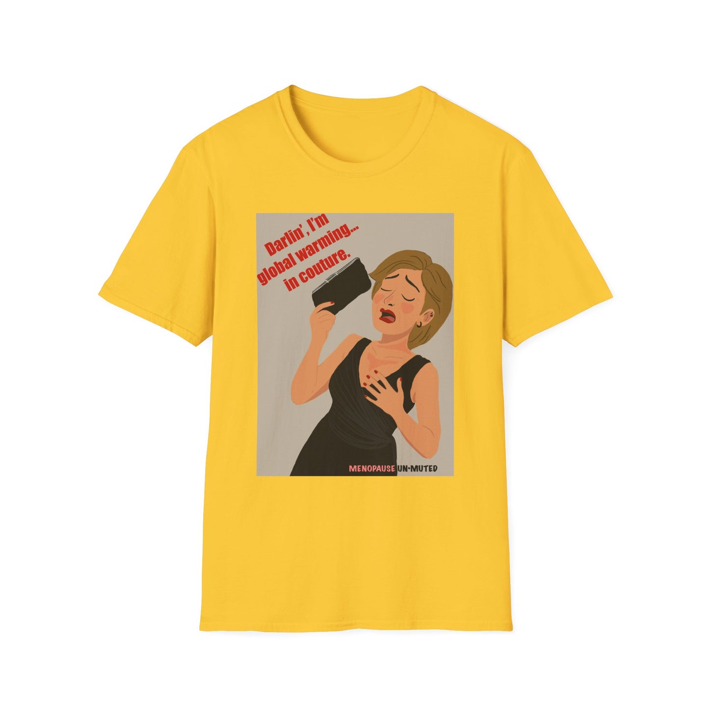 Funny Menopause T-Shirt – Hot Flash Survival Cotton Tee for Women