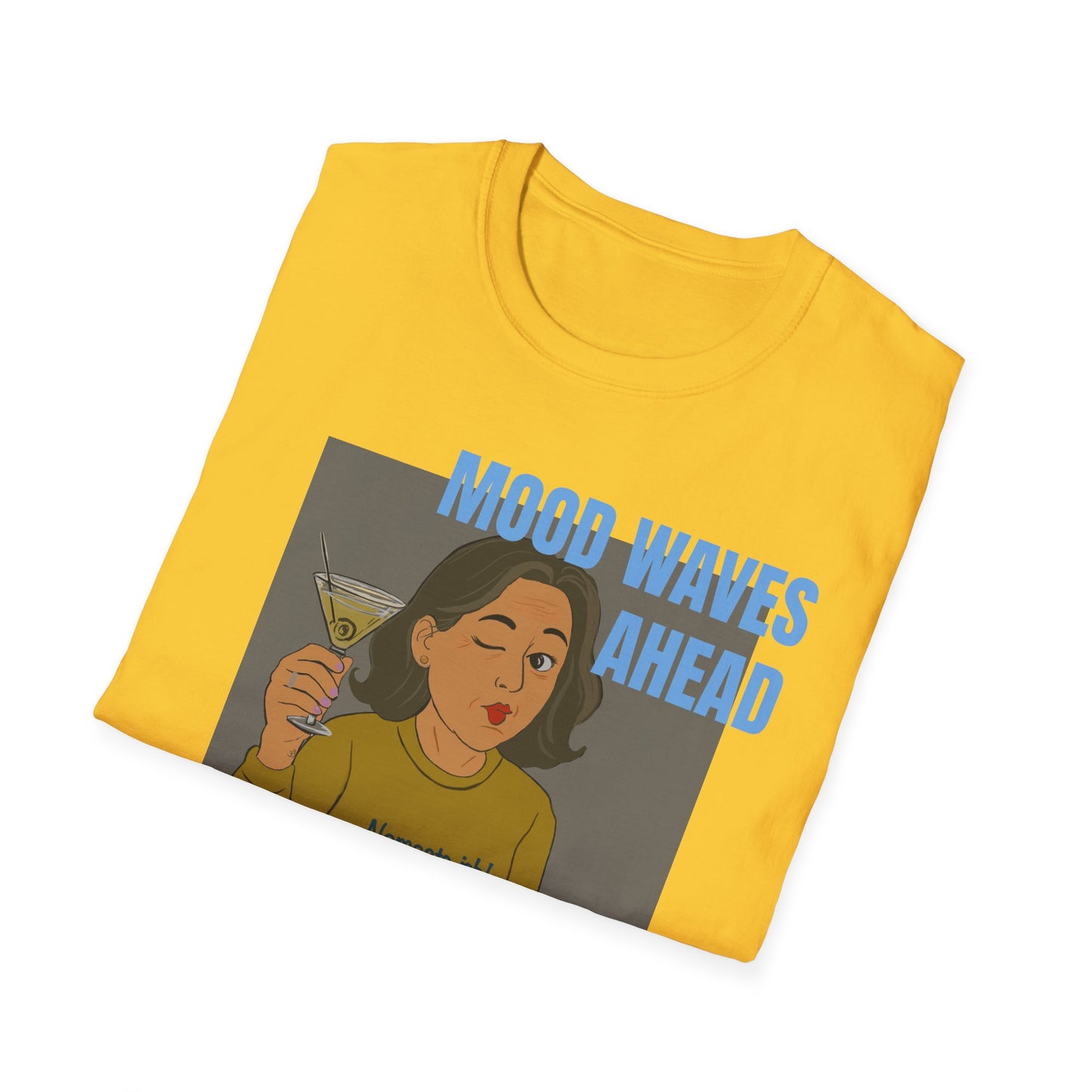 Funny Menopause T-Shirt – Mood Swing Survival Cotton Tee for Women