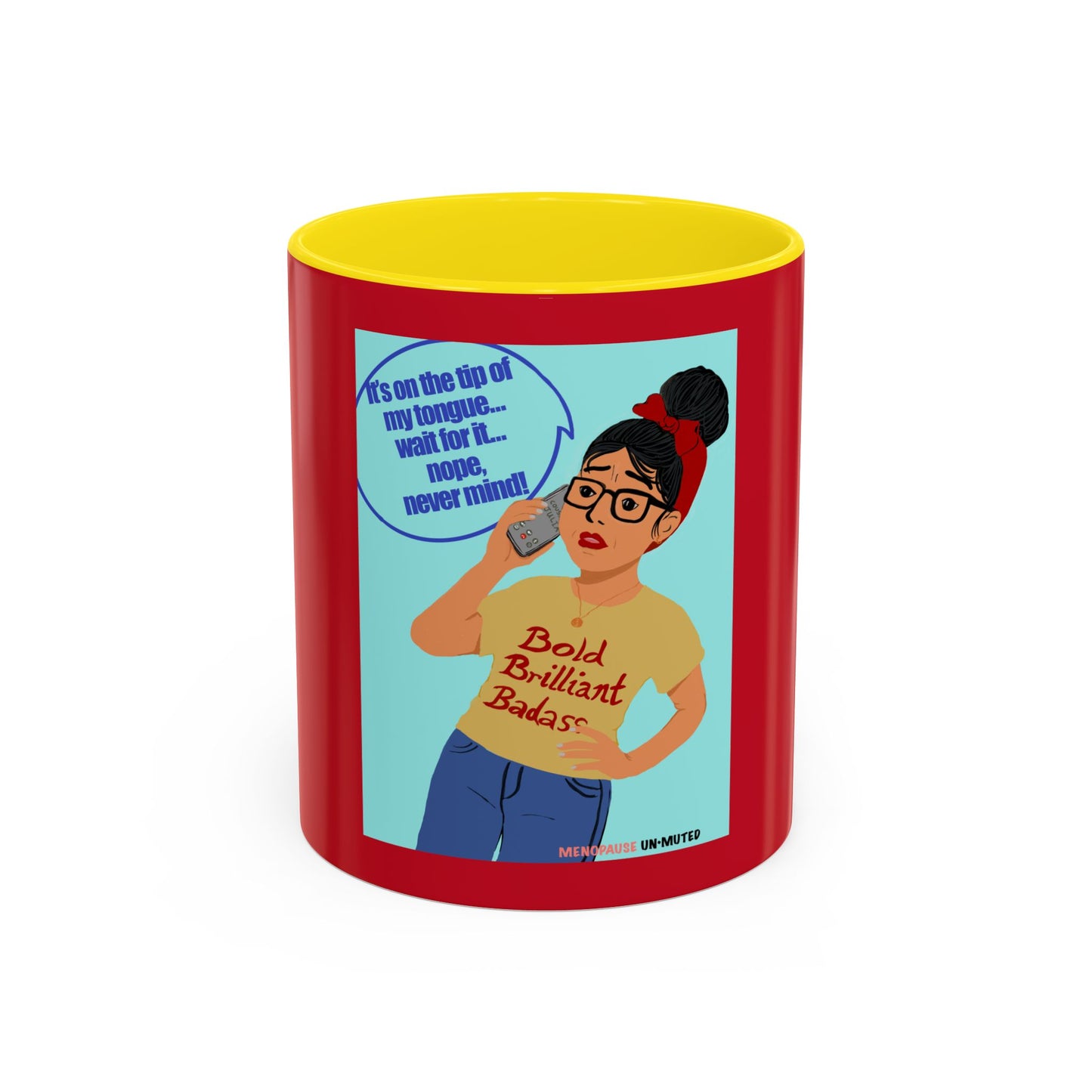 Funny Menopause Mug – Brain Fog Survival Mug for Women