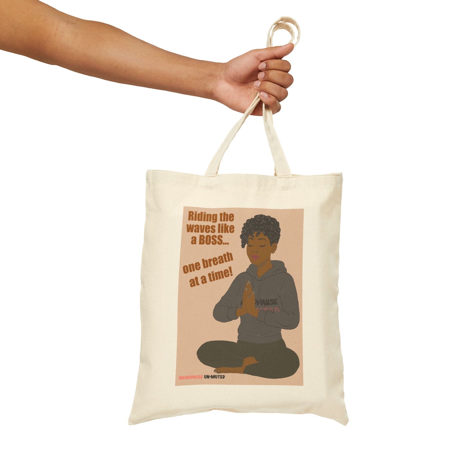 Funny Menopause Tote Bag – Mood Swing Survival Canvas & Cotton Gift for Women