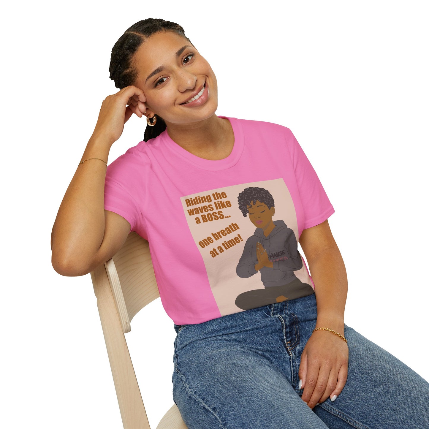Funny Menopause T-Shirt – Mood Swing Survival Cotton Tee for Women