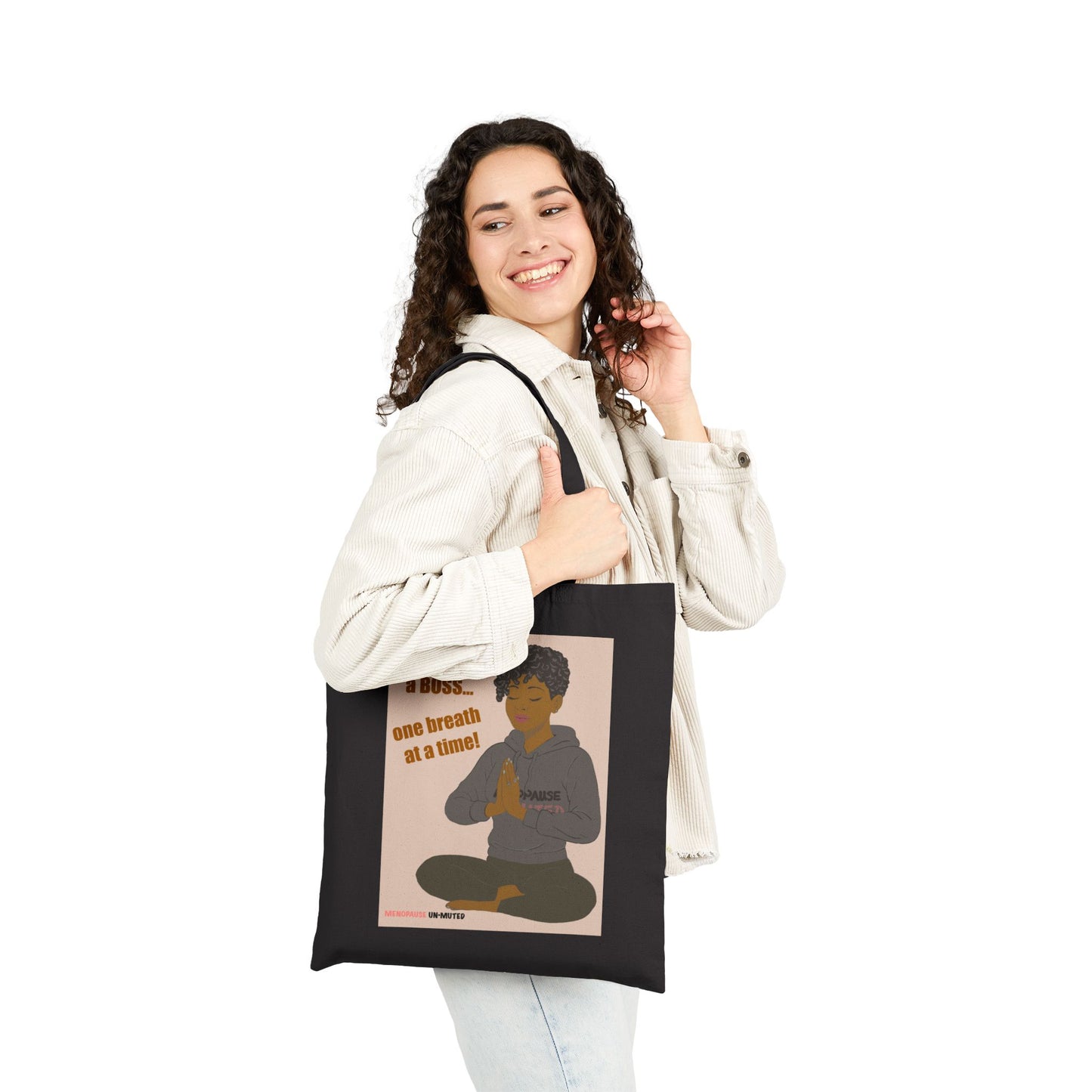 Funny Menopause Tote Bag – Mood Swing Survival Canvas & Cotton Gift for Women