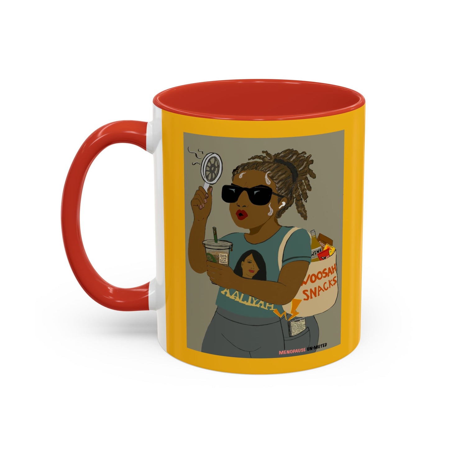 Funny Menopause Mug – Hot Flash Survival Coffee Cup for Women