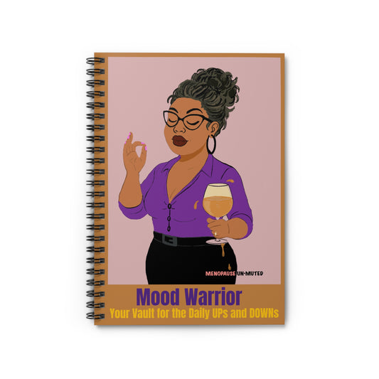 Funny Menopause Spiral Journal – Mood Swing Survival Notebook for Women