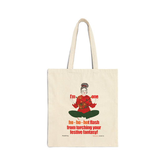 Funny Menopause Midlife Women Holiday Gift - Canvas Tote Bag