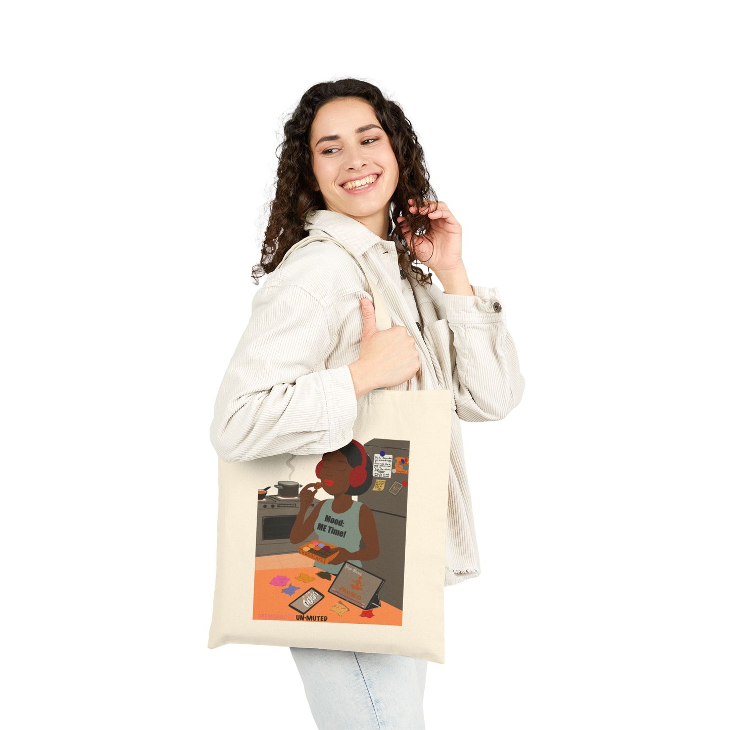 Funny Menopause Tote Bag – Mood Swing Survival Canvas & Cotton Gift for Women