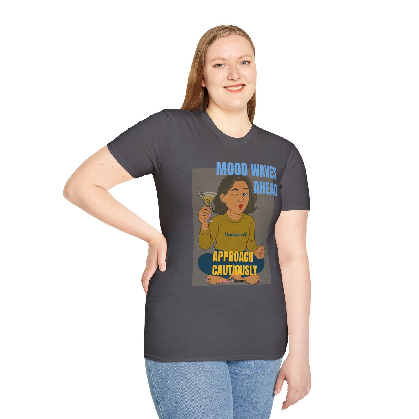 Funny Menopause T-Shirt – Mood Swing Survival Cotton Tee for Women