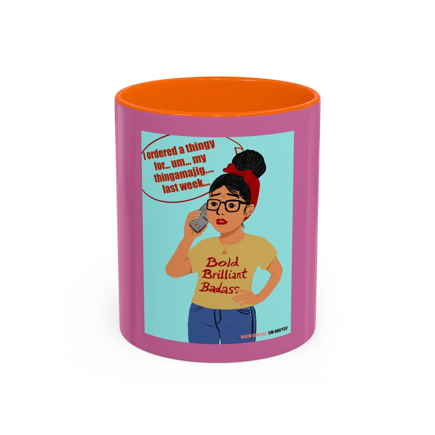 Funny Menopause Mug – Brain Fog Survival Mug for Women