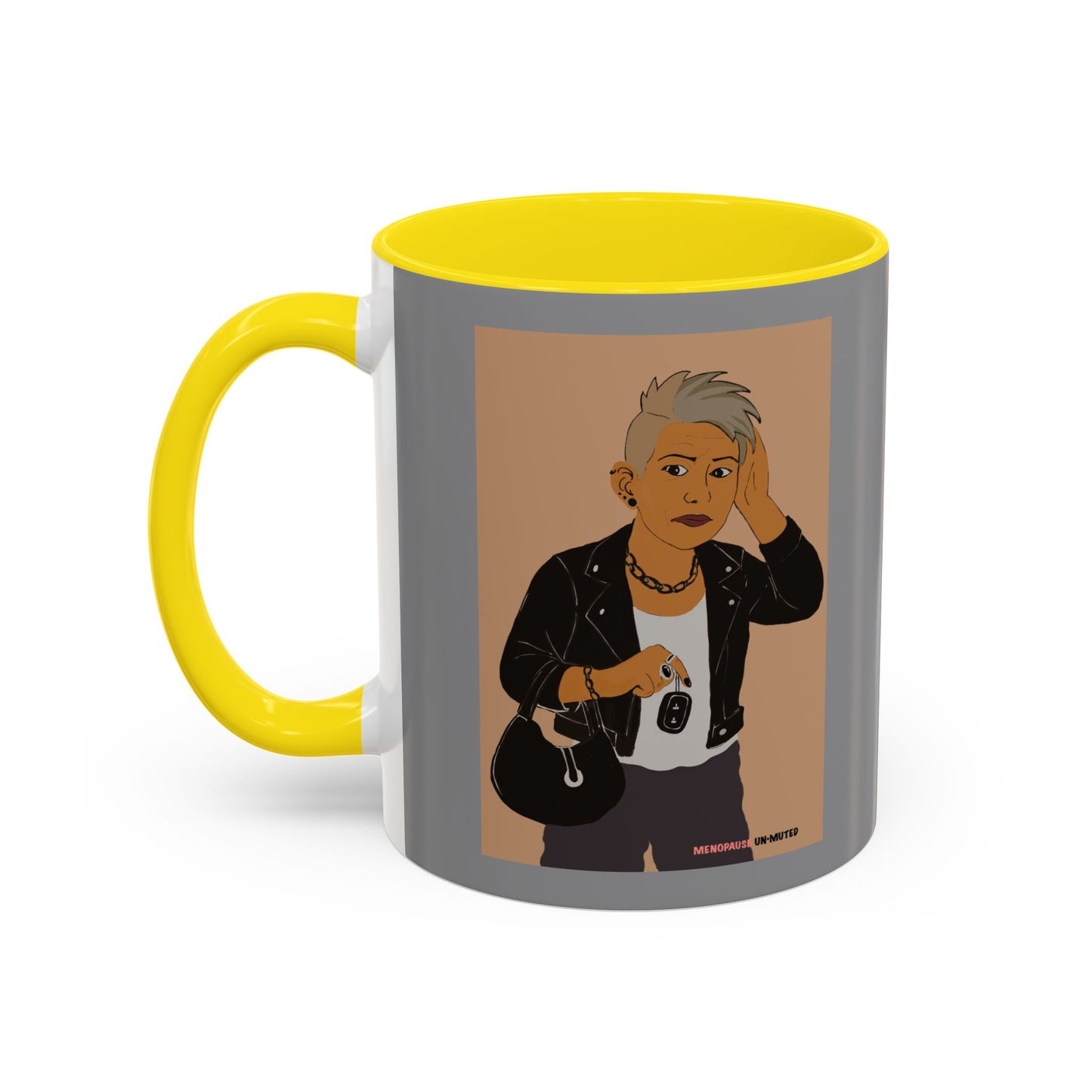 Funny Menopause Mug – Brain Fog Survival Mug for Women