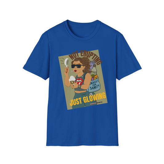 Funny Menopause T-Shirt – Hot Flash Survival Cotton Tee for Women