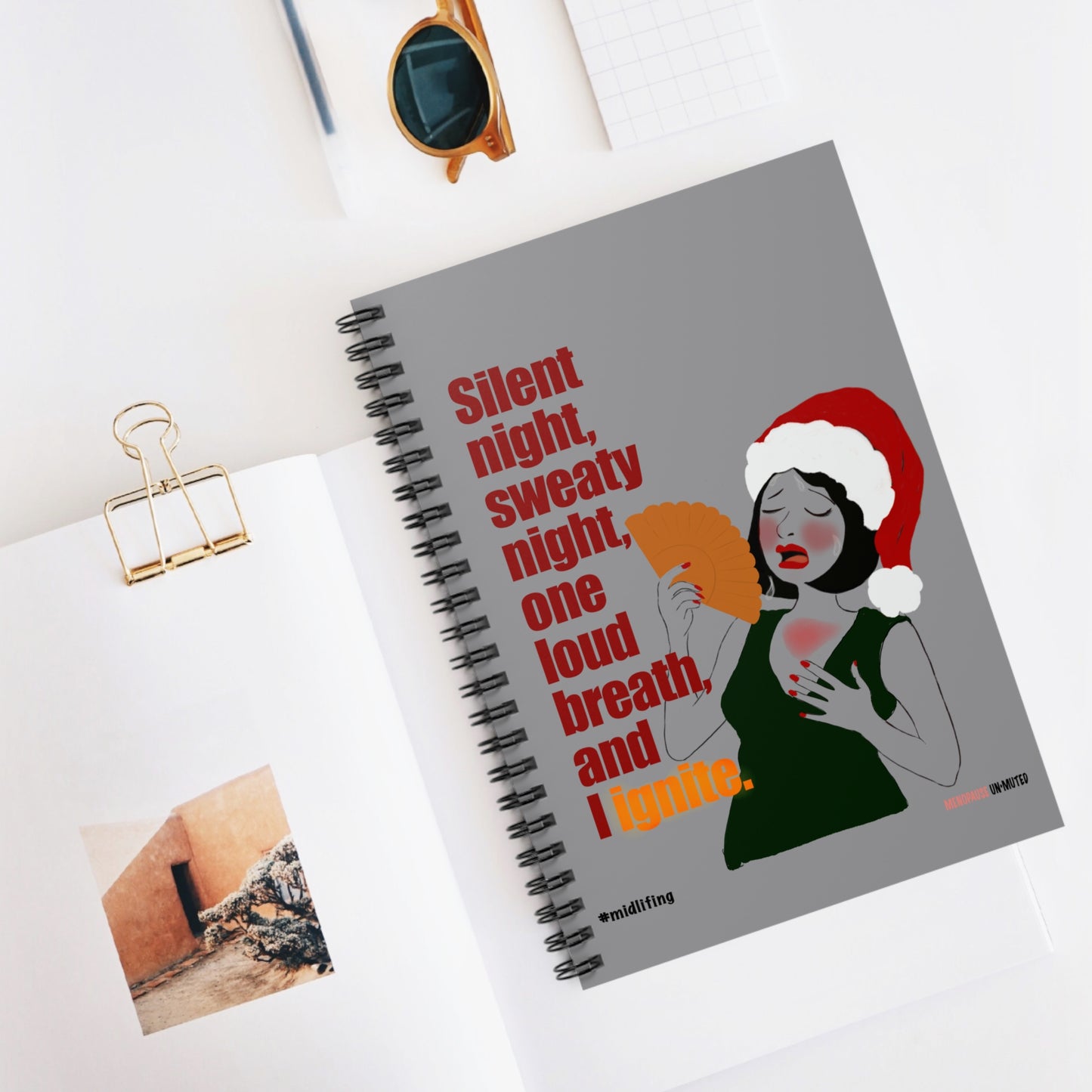 Funny Menopause Midlife Women Holiday Gift - Journal/ Notebook