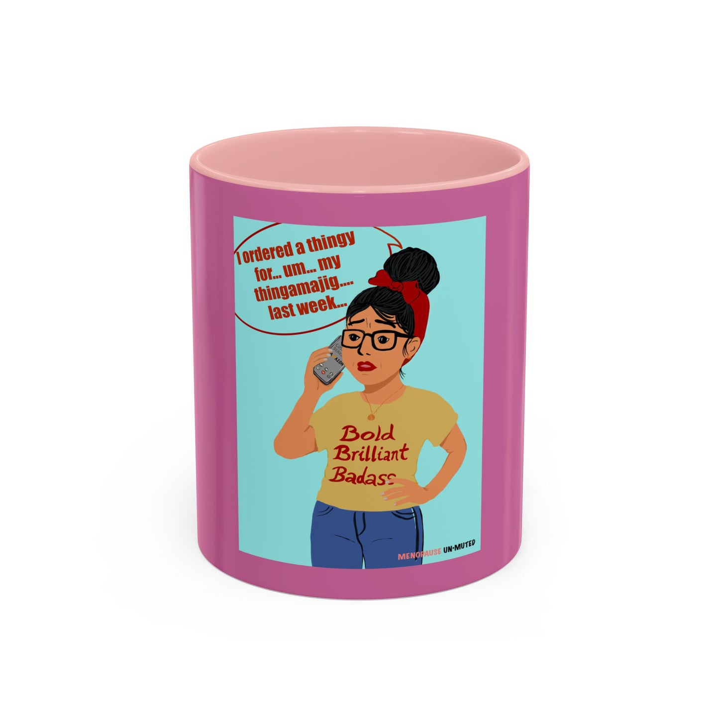 Funny Menopause Mug – Brain Fog Survival Mug for Women