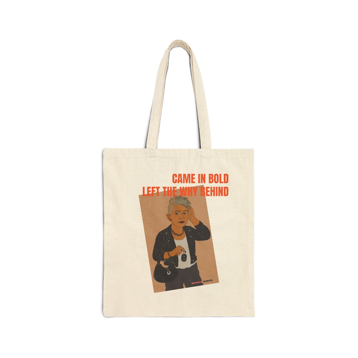 Funny Menopause Tote Bag – Brain Fog Survival Canvas & Cotton Gift for Women