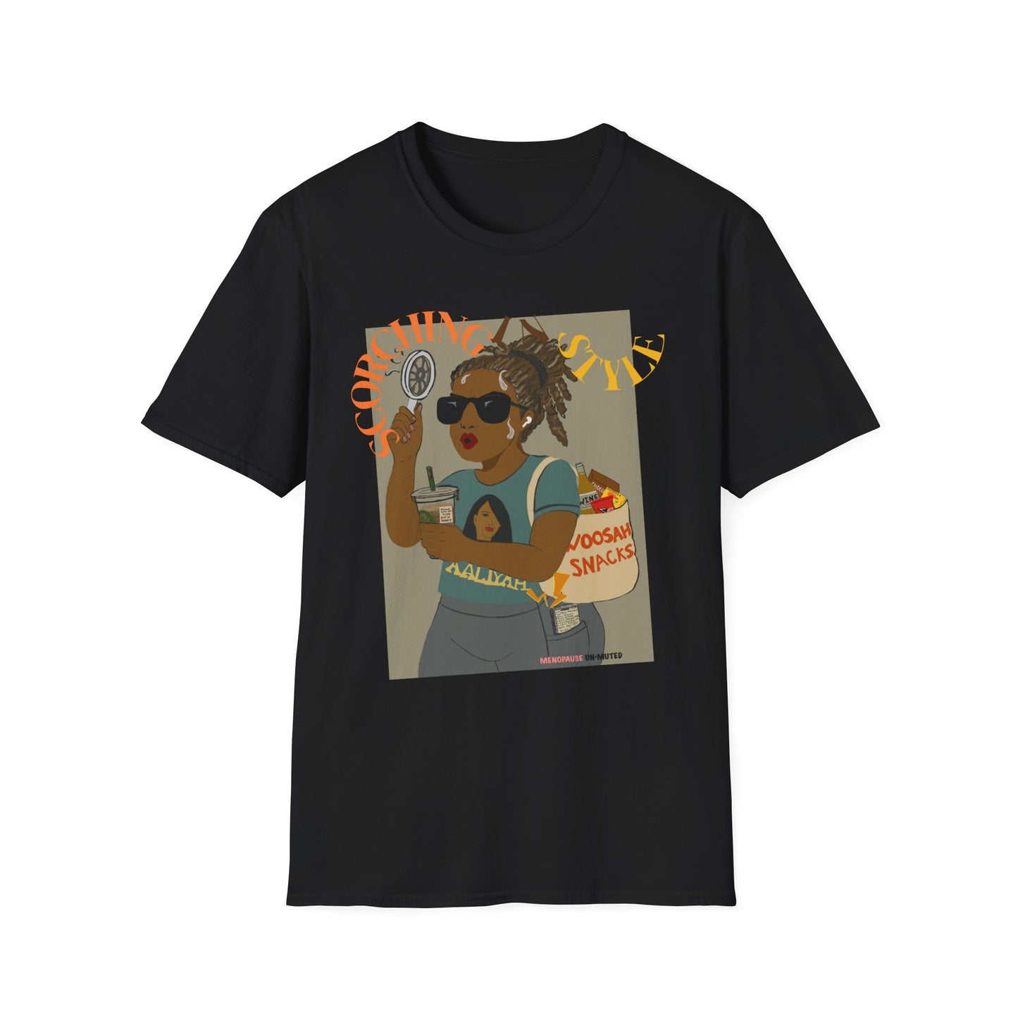 Funny Menopause T-Shirt – Hot Flash Survival Cotton Tee for Women