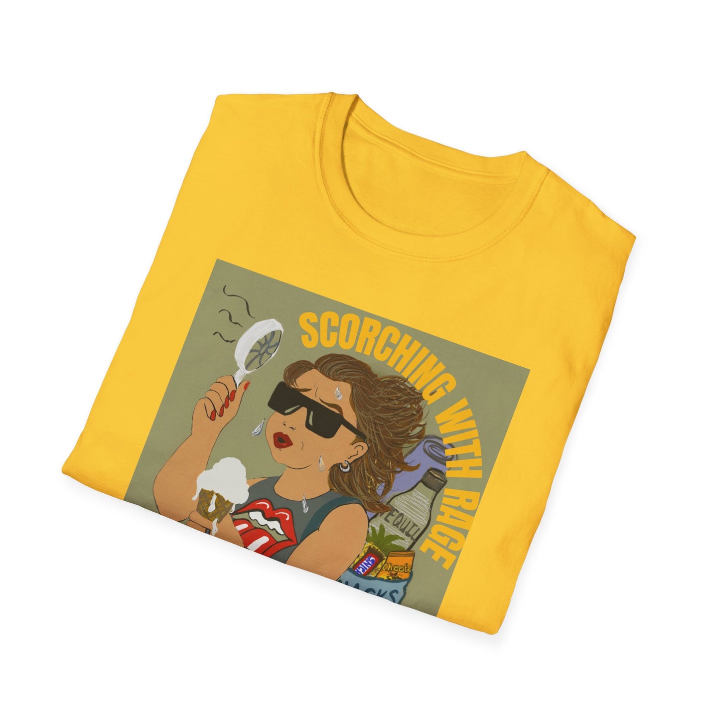 Funny Menopause T-Shirt – Hot Flash Survival Cotton Tee for Women