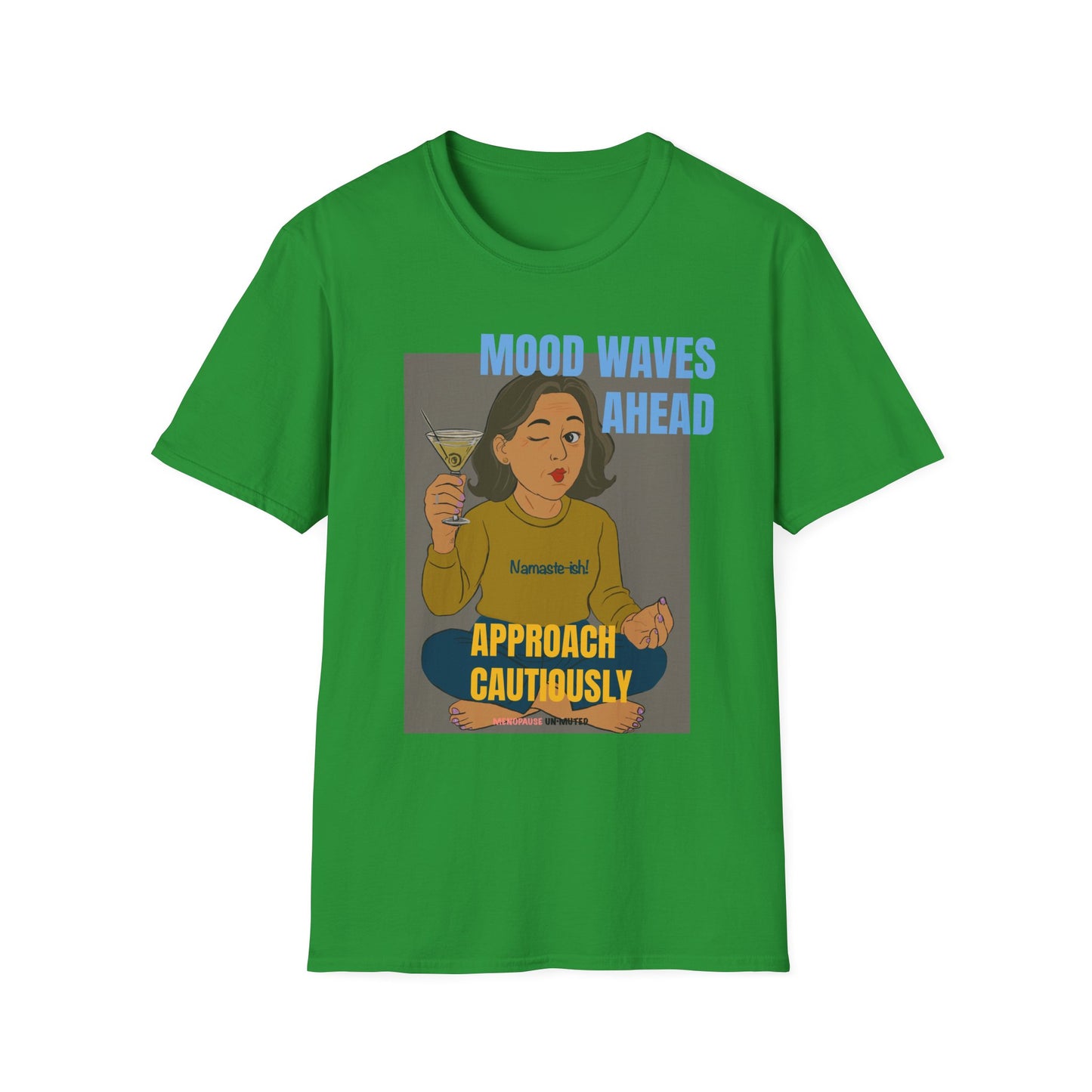 Funny Menopause T-Shirt – Mood Swing Survival Cotton Tee for Women