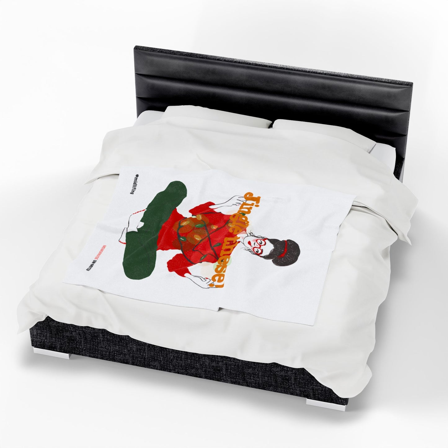 Funny Menopause Midlife Women Holiday Gift - Plush Blanket