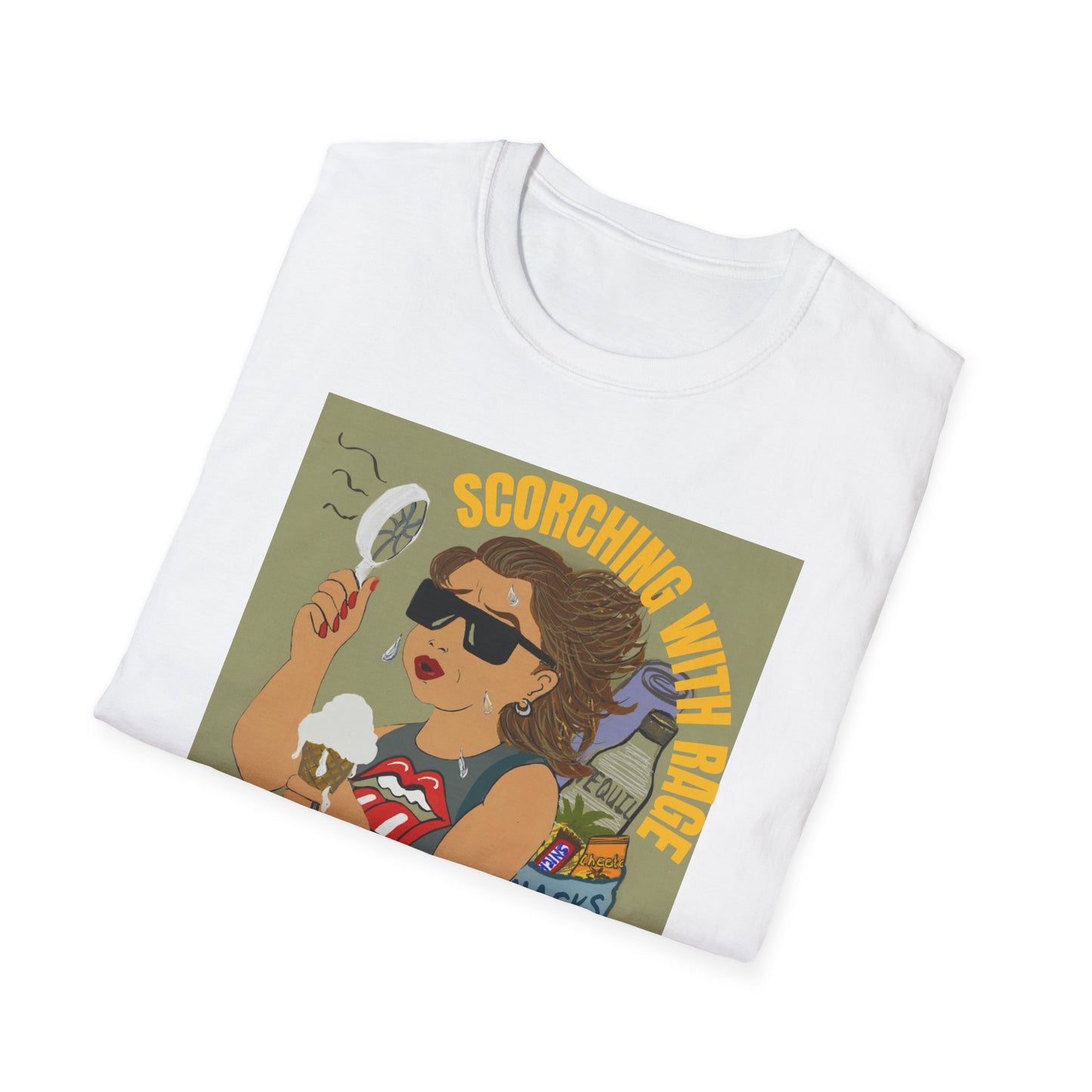 Funny Menopause T-Shirt – Hot Flash Survival Cotton Tee for Women