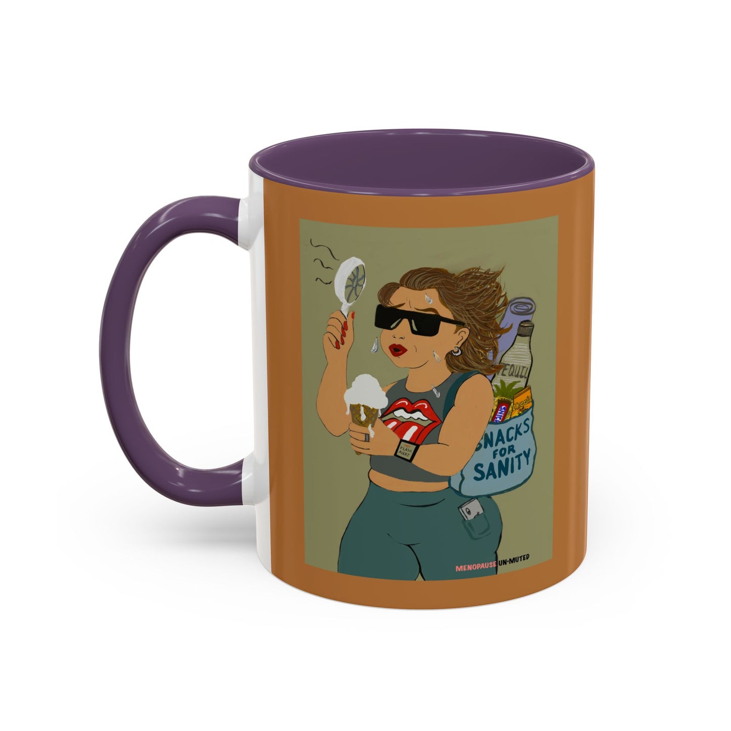 Funny Menopause Mug – Hot Flash Survival Coffee Cup for Women