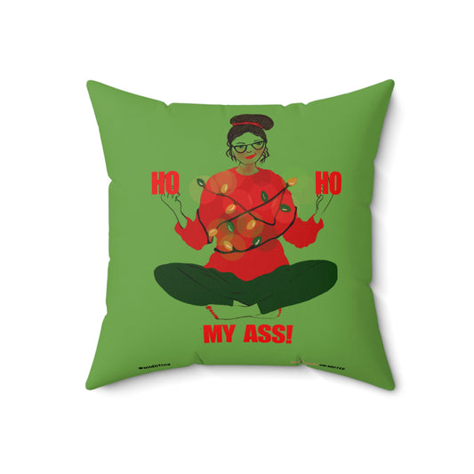 Funny Menopause Midlife Women Holiday Gift - Faux Suede Square Pillow