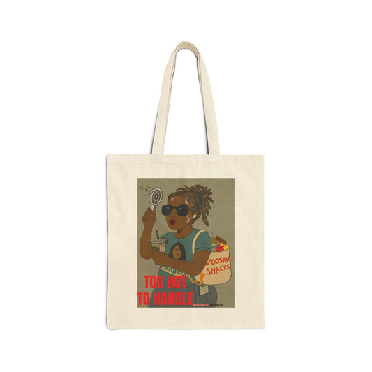 Funny Menopause Tote Bag – Hot Flash Survival Canvas & Cotton Gift for Women Canvas Tote Bag - She's Not
