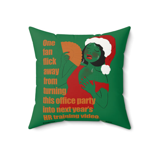 Funny Menopause Midlife Women Holiday Gift - Faux Suede Square Pillow