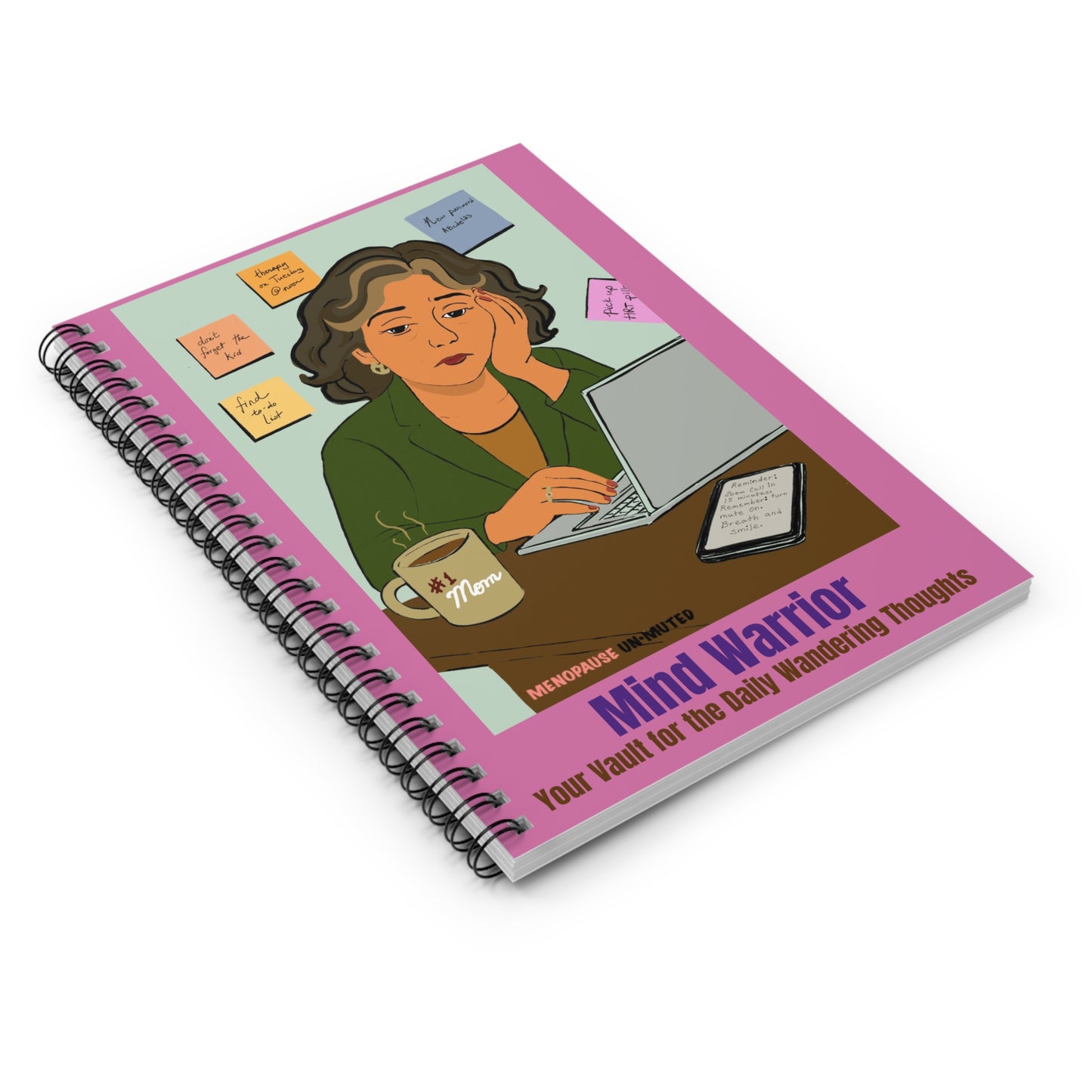 Funny Menopause Spiral Journal – Brain Fog Survival Notebook for Women