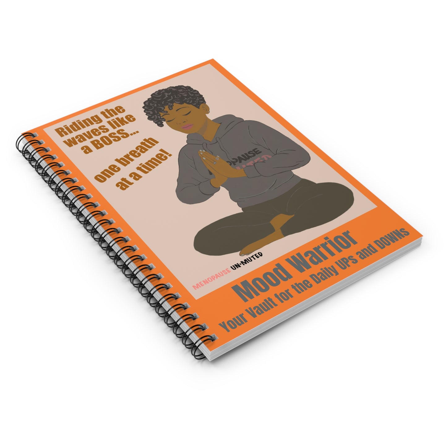 Funny Menopause Spiral Journal – Mood Swing Survival Notebook for Women