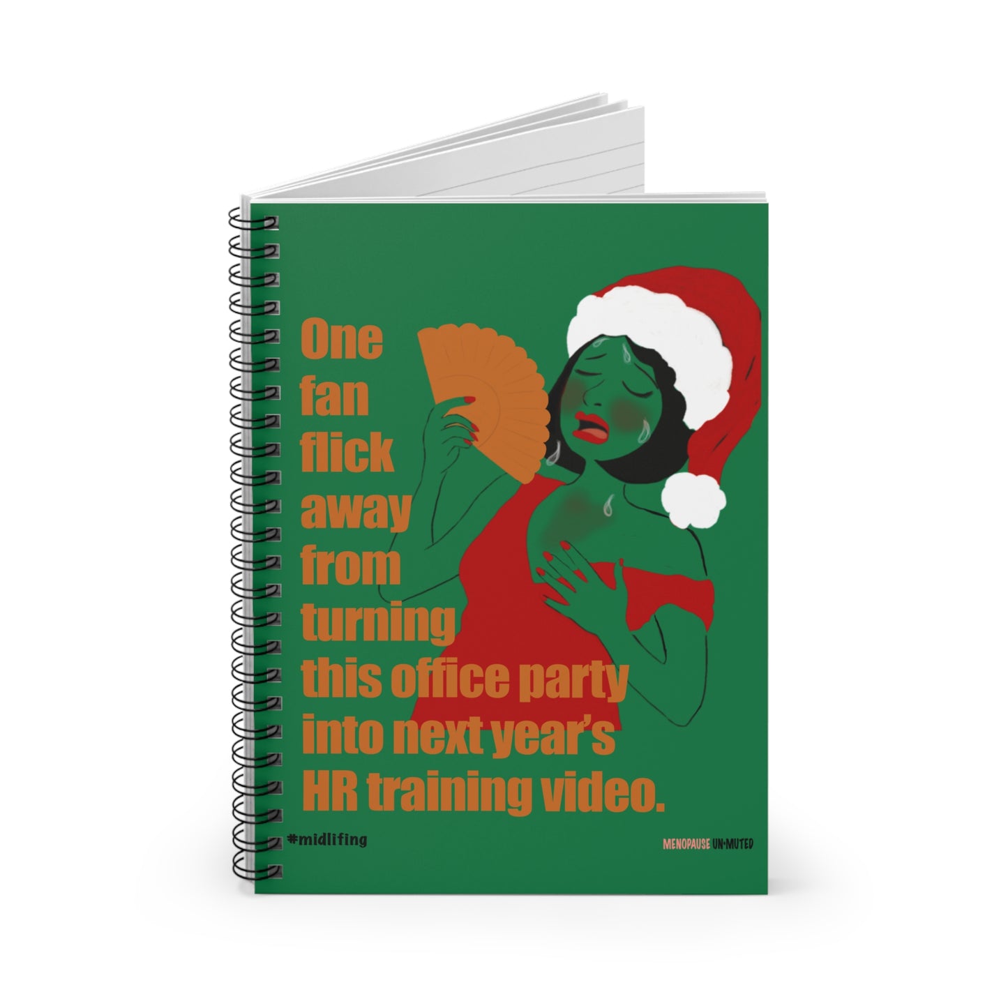 Funny Menopause Midlife Women Holiday Gift - Journal/ Notebook